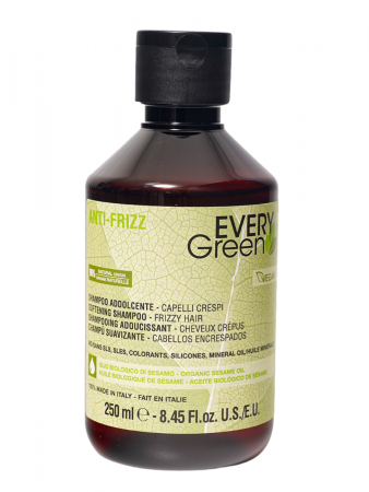 Шампунь для вьющихся волос Dikson EVERY GREEN VEGAN ANTI-FRIZZ SHAMPOO